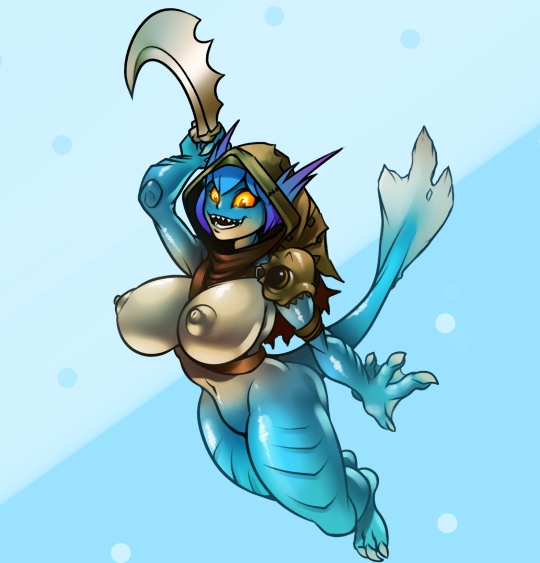 Самку Сларка оттрахал Слардар (+порно фото)